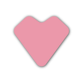 Heart Shape SVG PNG Template - Shape 59