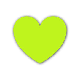 Heart Shape SVG PNG Template - Shape 5