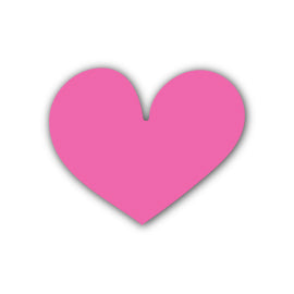 Heart Shape SVG PNG Template - Shape 7
