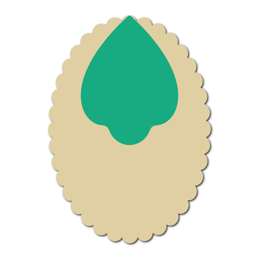 Layered Jewel Style Favor Tag | SVG Template - Shape 10