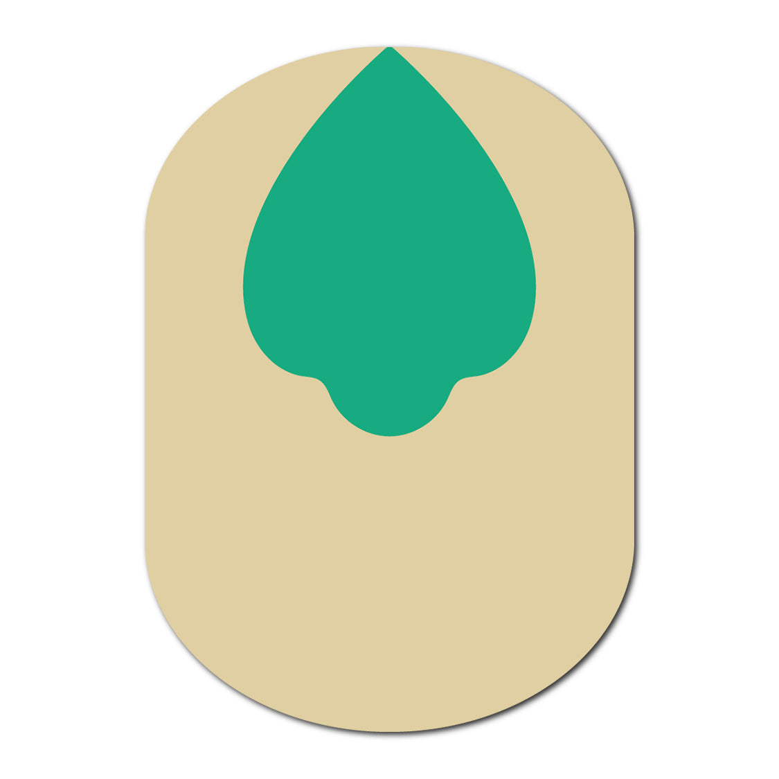 Layered Jewel Style Favor Tag | SVG Template - Shape 13