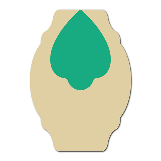 Layered Jewel Style Favor Tag | SVG Template - Shape 14