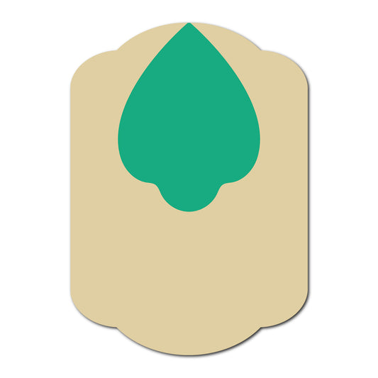 Layered Jewel Style Favor Tag | SVG Template - Shape 15