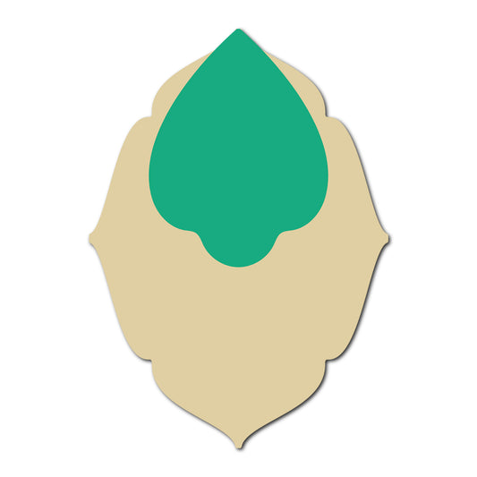 Layered Jewel Style Favor Tag | SVG Template - Shape 16