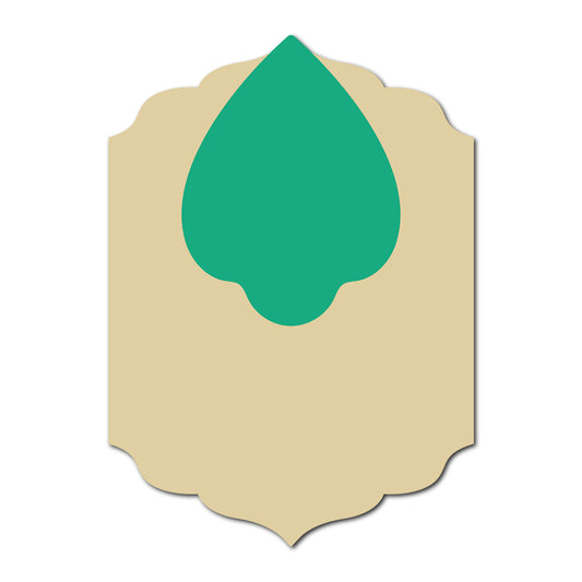 Layered Jewel Style Favor Tag | SVG Template - Shape 18