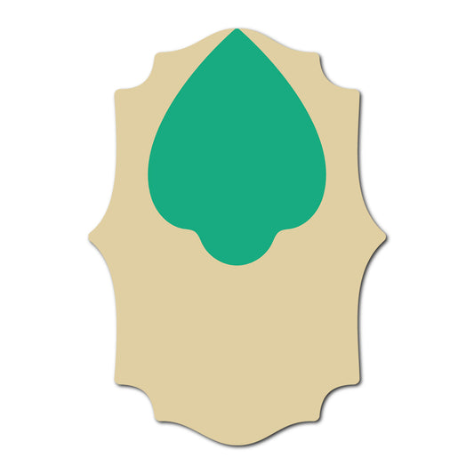 Layered Jewel Style Favor Tag | SVG Template - Shape 19