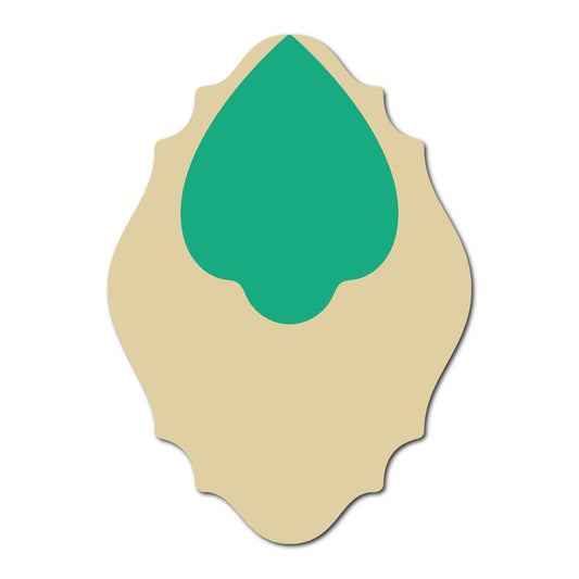 Layered Jewel Style Favor Tag | SVG Template - Shape 20