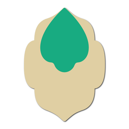 Layered Jewel Style Favor Tag | SVG Template - Shape 21