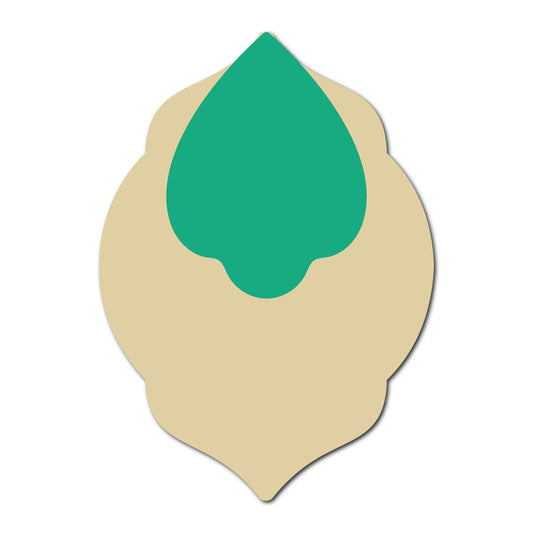 Layered Jewel Style Favor Tag | SVG Template - Shape 22