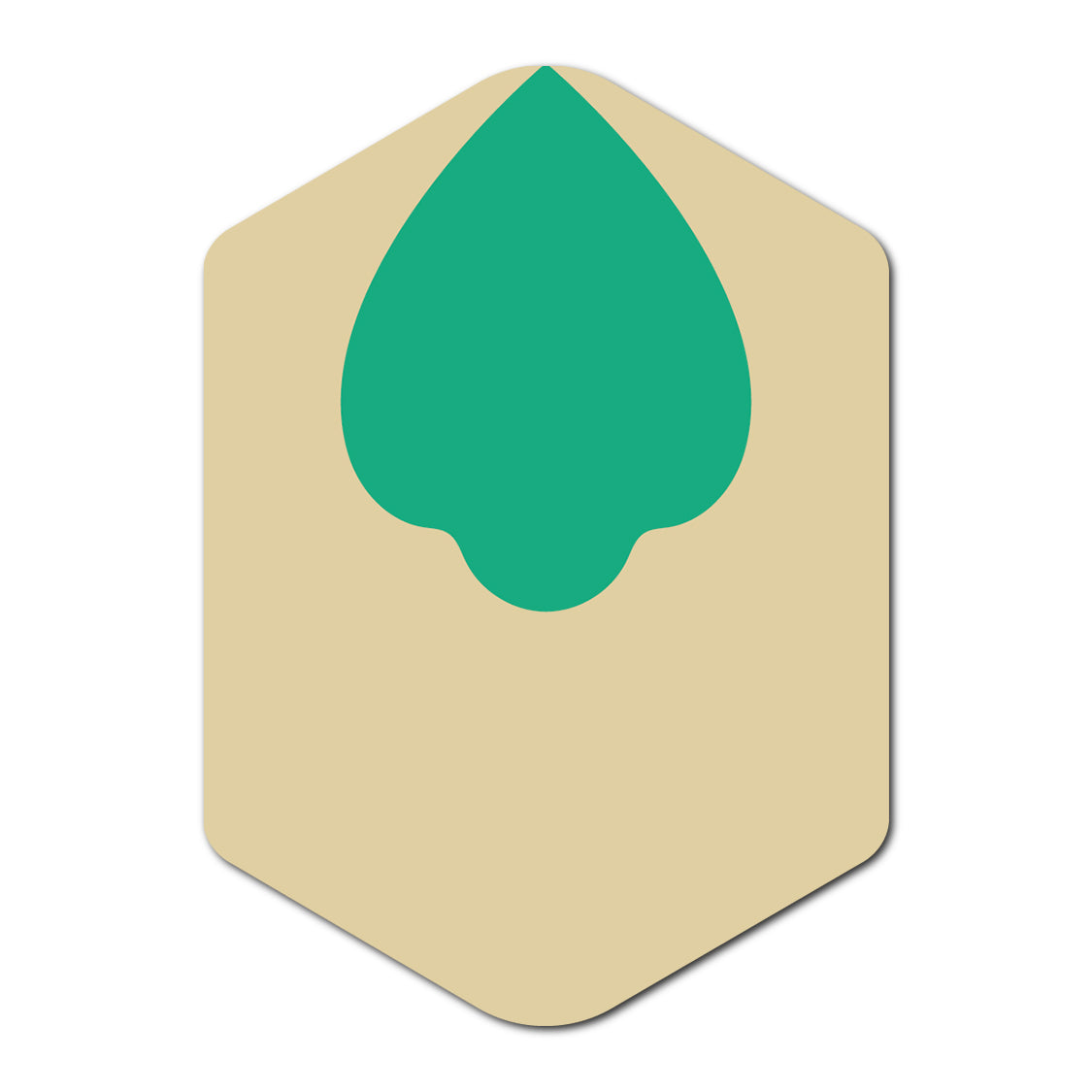 Layered Jewel Style Favor Tag | SVG Template - Shape 23