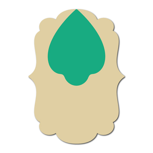 Layered Jewel Style Favor Tag | SVG Template - Shape 25