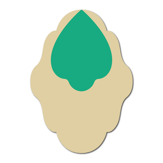 Layered Jewel Style Favor Tag | SVG Template - Shape 3