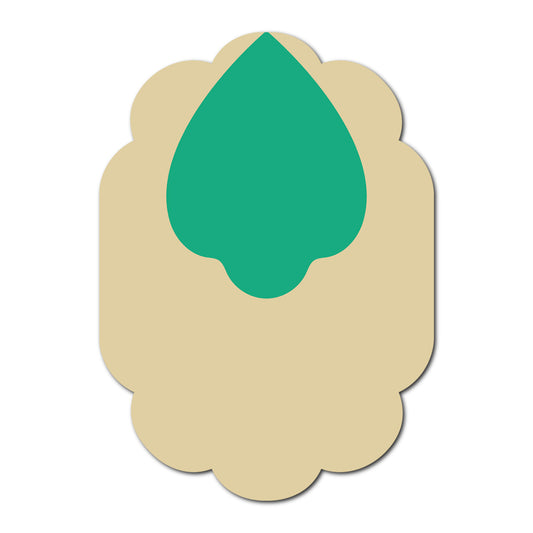 Layered Jewel Style Favor Tag | SVG Template - Shape 5