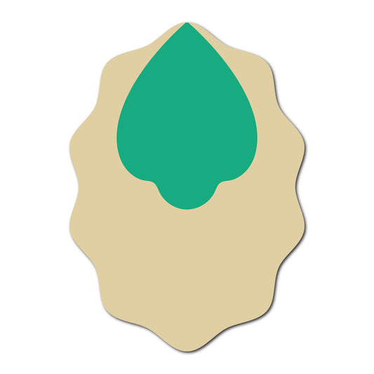 Layered Jewel Style Favor Tag | SVG Template - Shape 6