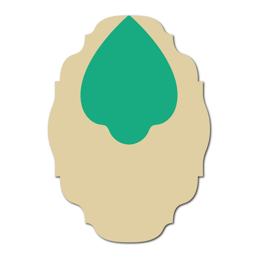 Layered Jewel Style Favor Tag | SVG Template - Shape 8