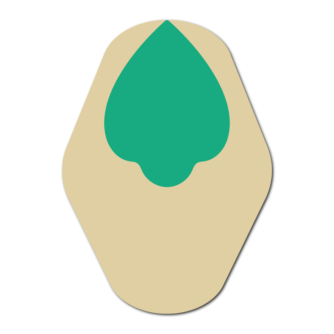 Layered Jewel Style Favor Tag | SVG Template - Shape 9