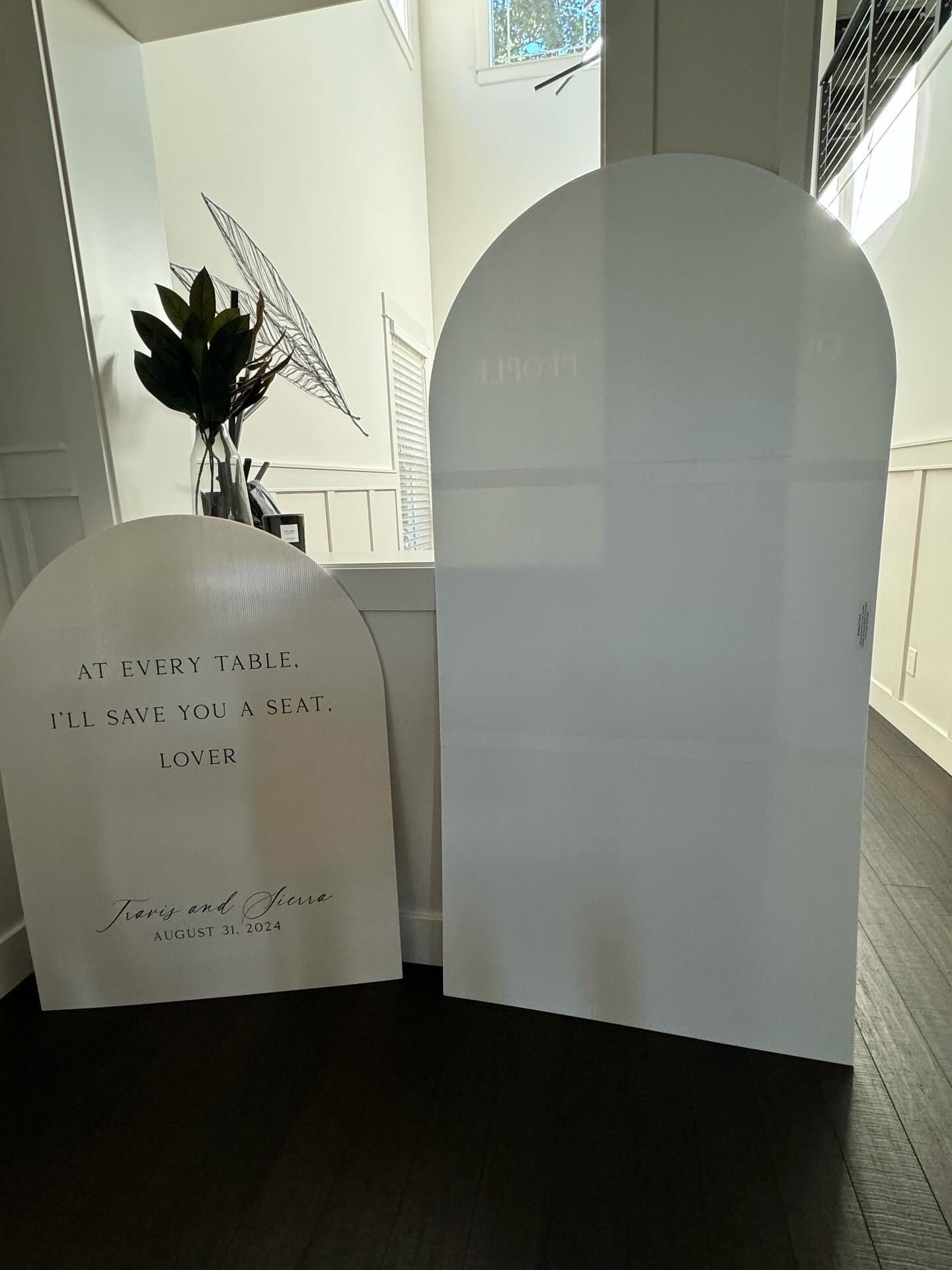 Cut-to-Shape Floor Signs (21 Size Options) - Design Your Own