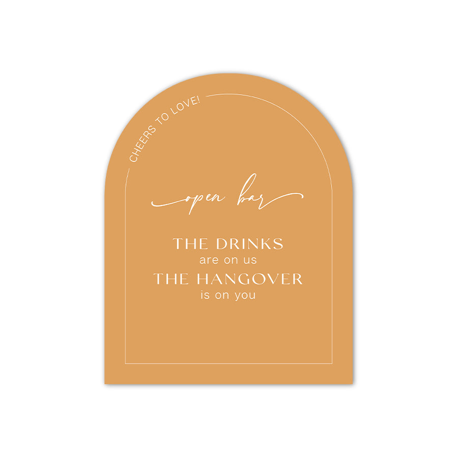 Cut-to-Shape Tabletop Signs (10 Size Options) - Design Your Own