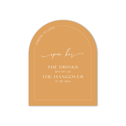 Cut-to-Shape Tabletop Signs (10 Size Options) - Design Your Own