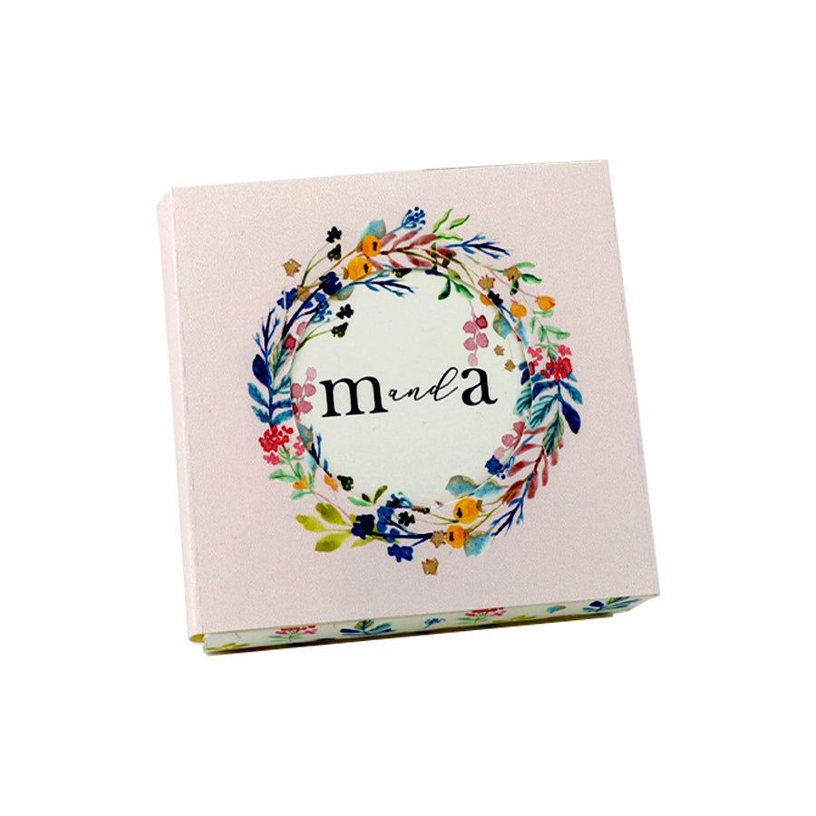 Printable Floral Favor Box Template | DIY Wedding & Party Gift Box