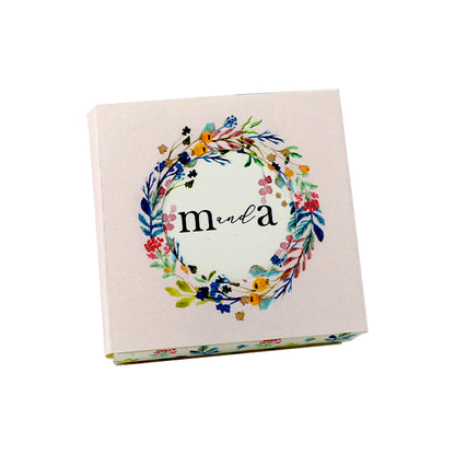Printable Floral Favor Box Template | DIY Wedding & Party Gift Box