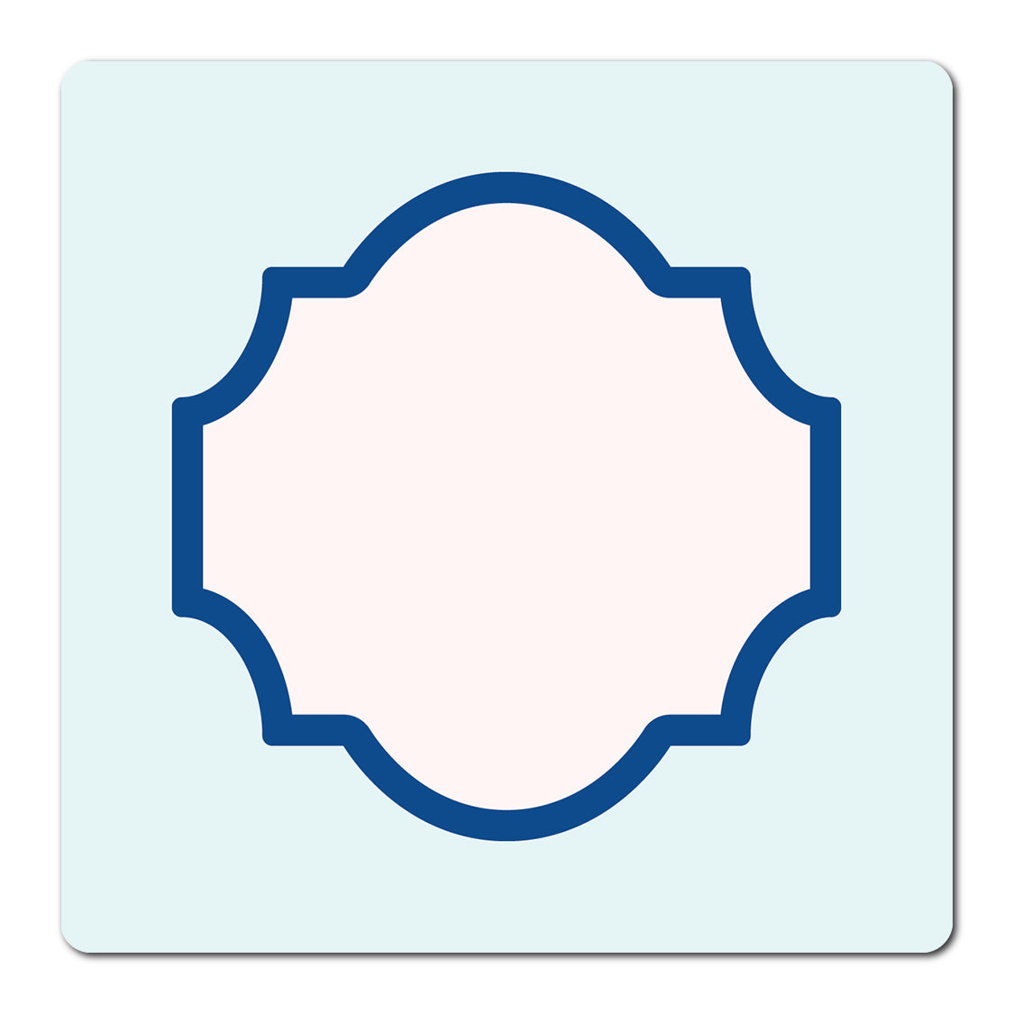 Modern Window Card | SVG PNG Template - Shape 1