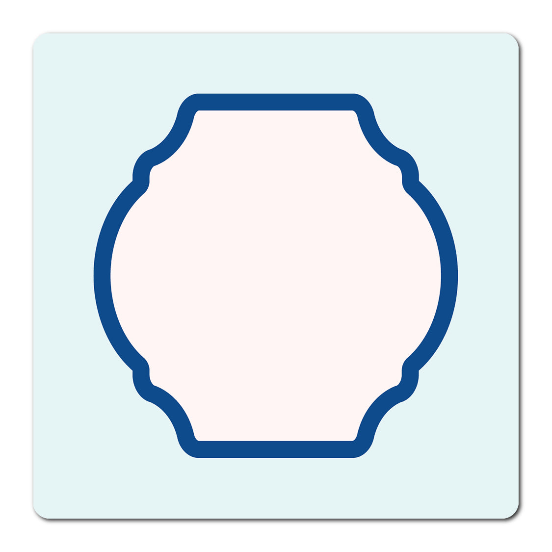 Modern Window Card | SVG PNG Template - Shape 6