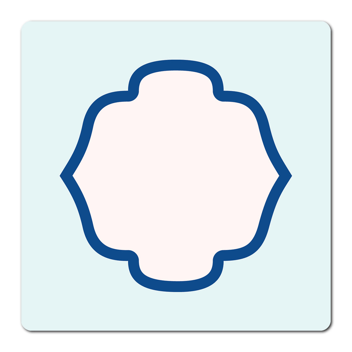 Modern Window Card | SVG PNG Template - Shape 9
