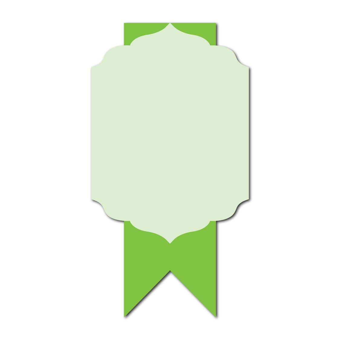 5 Layer Set Favor Card | SVG PNG Template - Shape 4