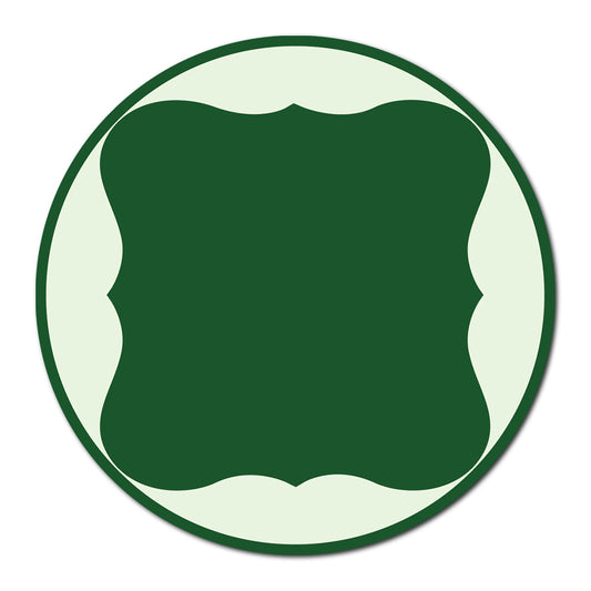 Modern Three Layer Table Card | SVG PNG Template - Shape 5