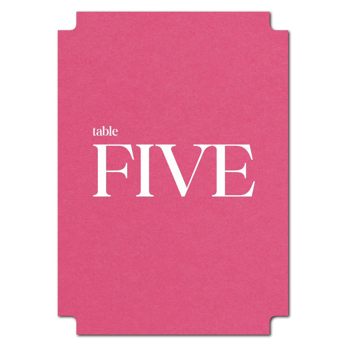 Individually Personalized Wedding Prints on Diecut Cardstock - Modernist Shape