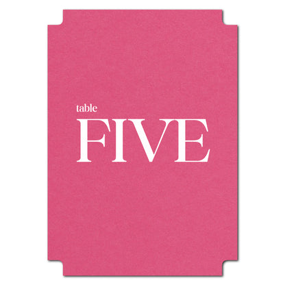 Individually Personalized Wedding Prints on Diecut Cardstock - Modernist Shape
