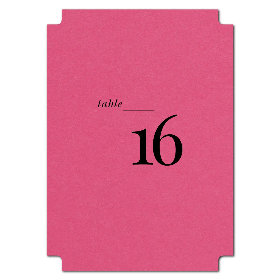 Individually Personalized Wedding Prints on Diecut Cardstock - Modernist Shape