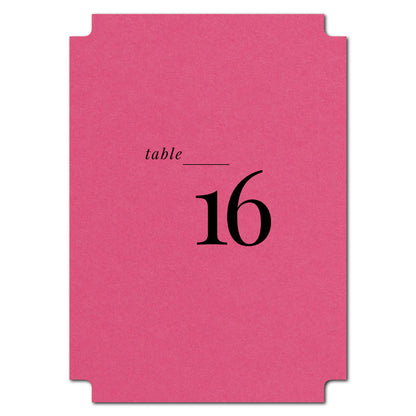 Individually Personalized Wedding Prints on Diecut Cardstock - Modernist Shape