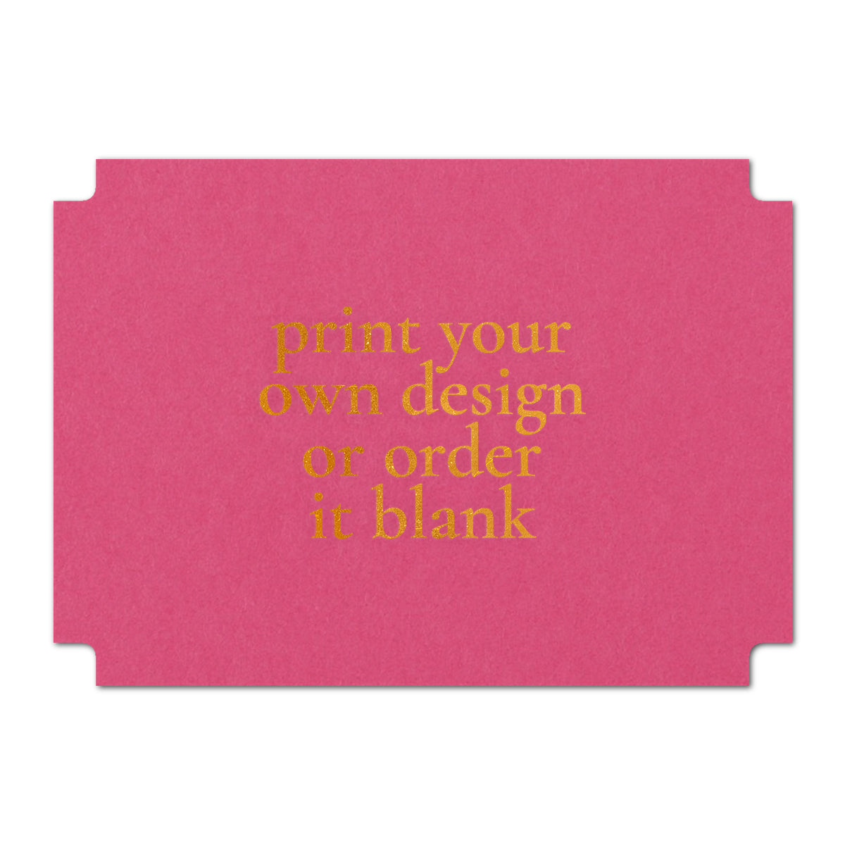 Custom Wedding Prints on Diecut Shaped Cardstock | Modernist Shape