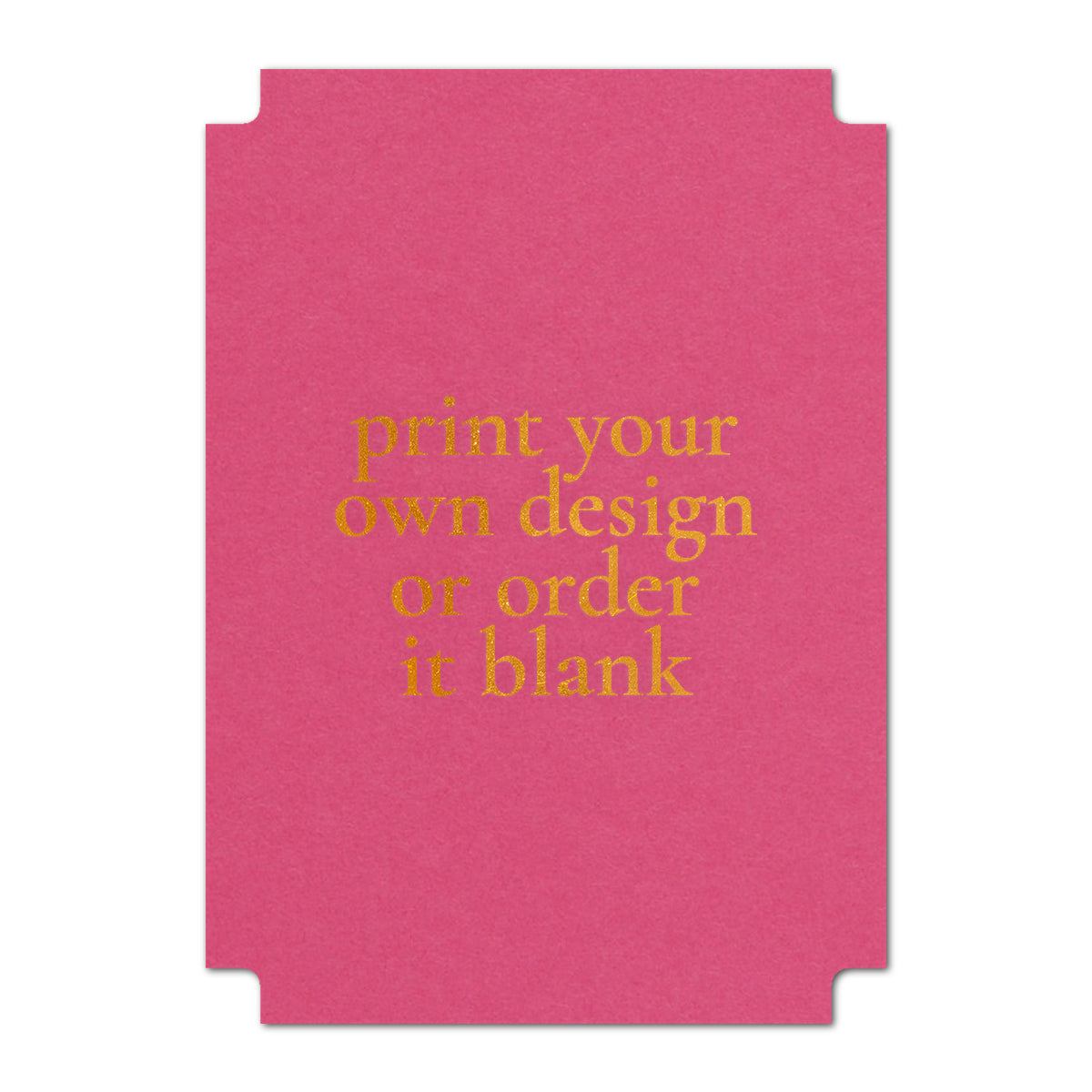 Custom Wedding Prints on Diecut Shaped Cardstock | Modernist Shape