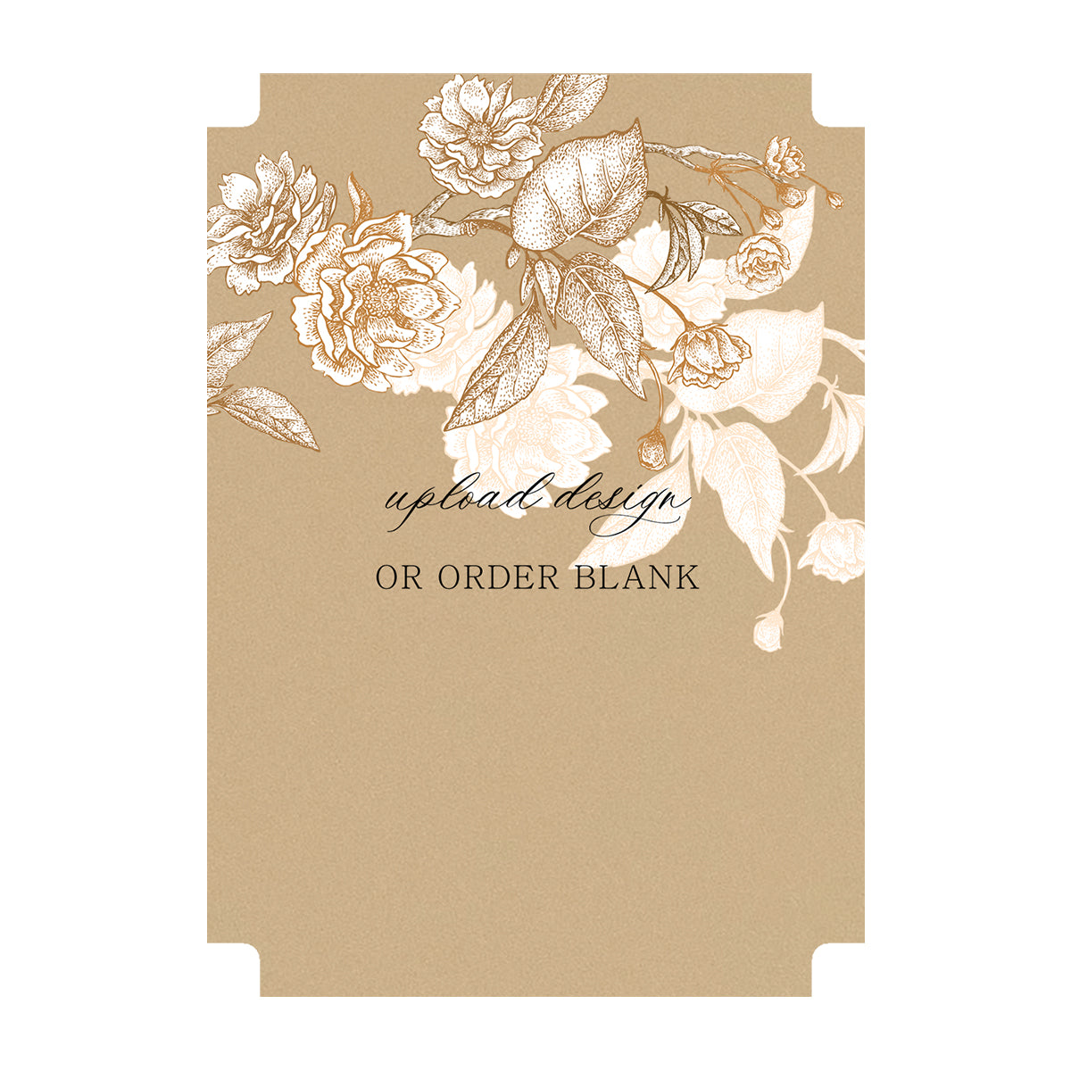 Custom Wedding Prints on Diecut Shaped Cardstock | Modernist Shape