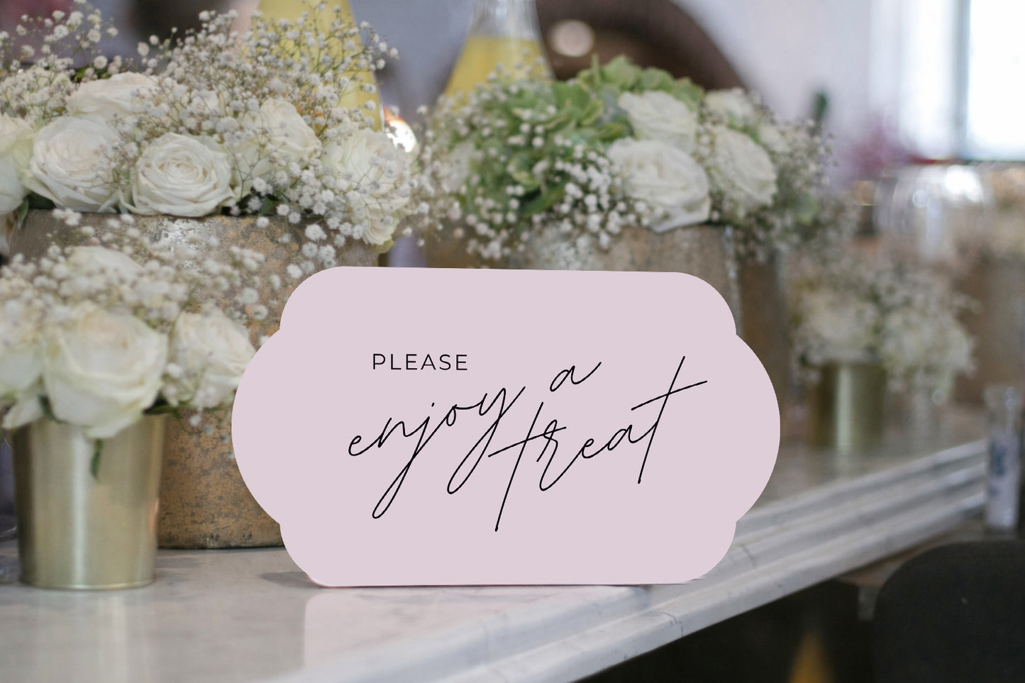 Signature Shape Custom Wedding Signage - Shape 34