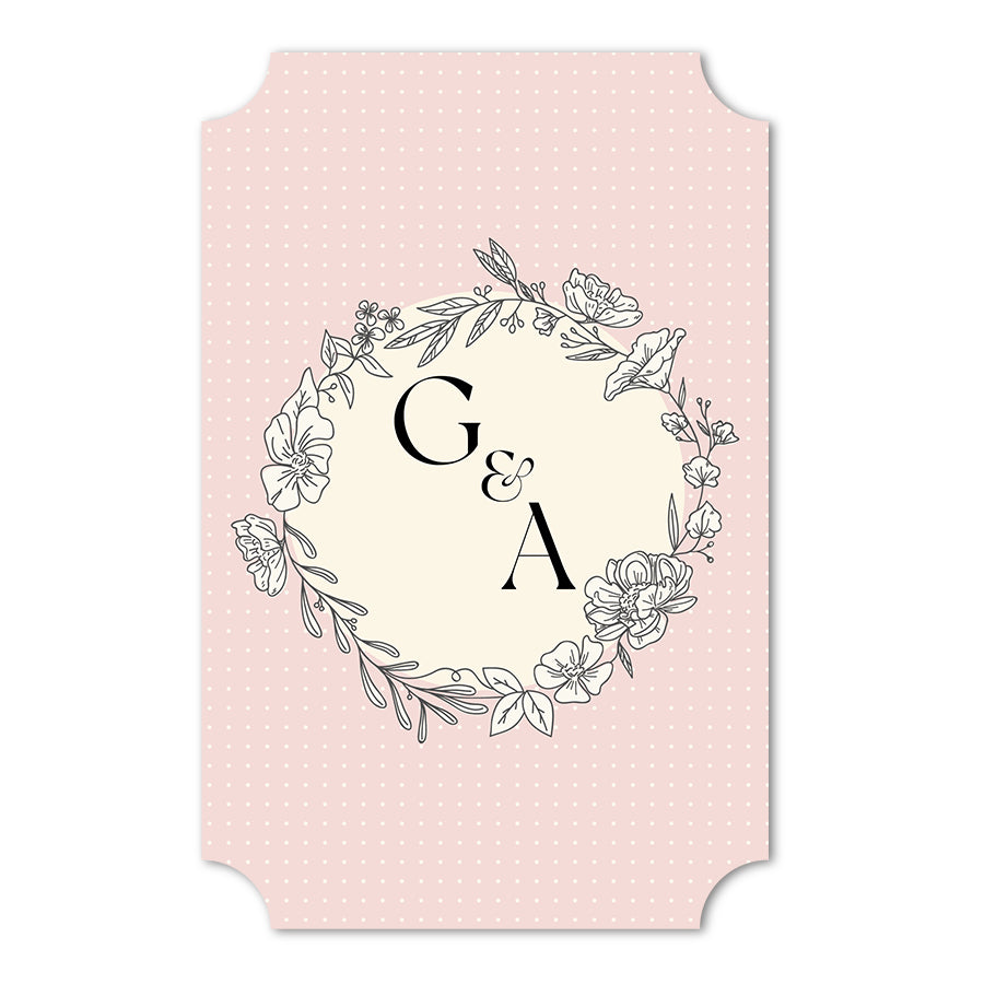 Personalized Wedding Signs | Fully Custom Print | Signature Classic Shape