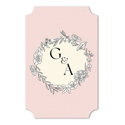 Personalized Wedding Signs | Fully Custom Print | Signature Classic Shape
