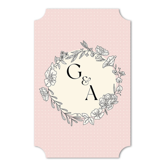 Personalized Wedding Signs | Fully Custom Print | Signature Classic Shape