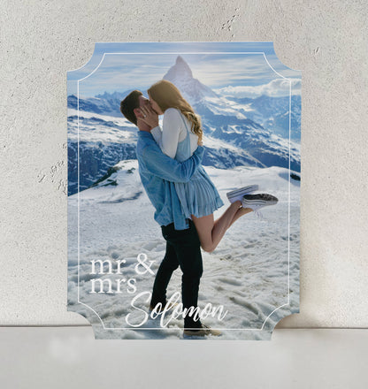 Personalized Wedding Signs | Fully Custom Print | Signature Classic Shape