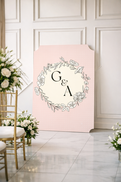 Personalized Wedding Signs | Fully Custom Print | Signature Classic Shape
