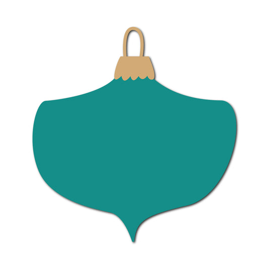 Ornament Gift Tag SVG PNG Template - Shape 1