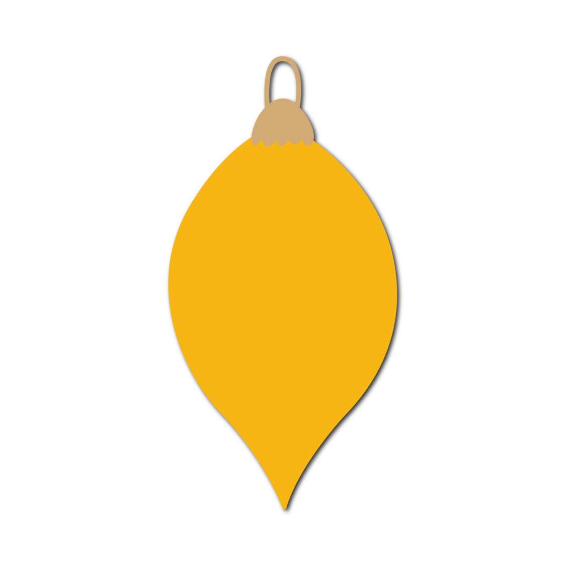 Ornament Gift Tag SVG PNG Template - Shape 2