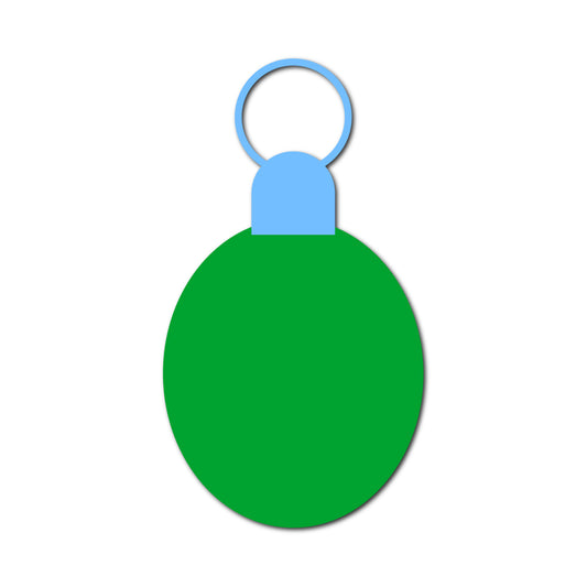 Ornament Gift Tag SVG PNG Template - Shape 4