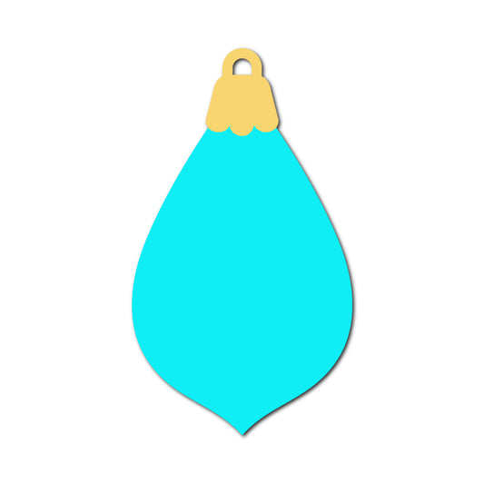 Ornament Gift Tag SVG PNG Template - Shape 7