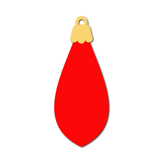 Ornament Gift Tag SVG PNG Template - Shape 9