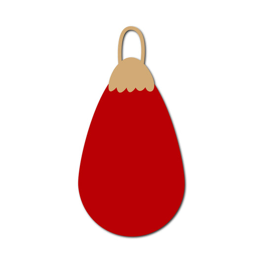 Ornament Gift Tag SVG PNG Template - Shape 11