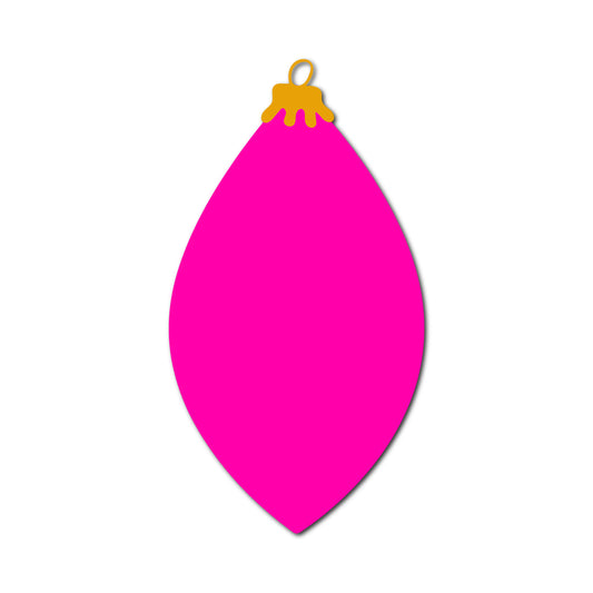 Ornament Gift Tag SVG PNG Template - Shape 13